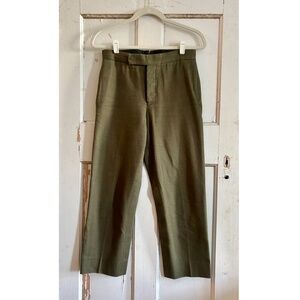 Thom Browne Army Green Cropped Pants – Made in Japan – Size 00